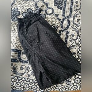 Ralph Lauren dark navy striped trousers S